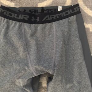 2 Boys compression leggings 
Under Armour and Russell
Youth Large White New